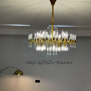 لوستر نئوکلاسیک با کریستال مدادی